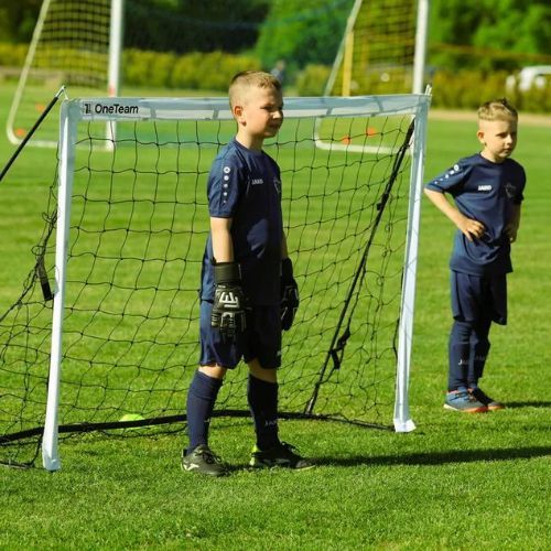 Futbalová bránka OneTeam Flex 180 x 120 cm biela OT-SNG1812