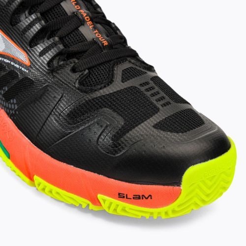 Pánska tenisová obuv Joma T.Slam 2201 black and orange TSLAMW2201P