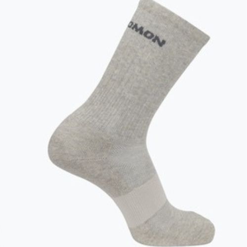 Salomon Evasion Crew 2 páry trekingových ponožiek light gret/heather medium