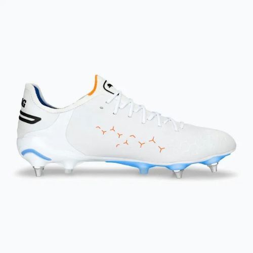 PUMA King Ultimate MXSG pánske kopačky puma white/puma black/blue glimmer/ultra orange