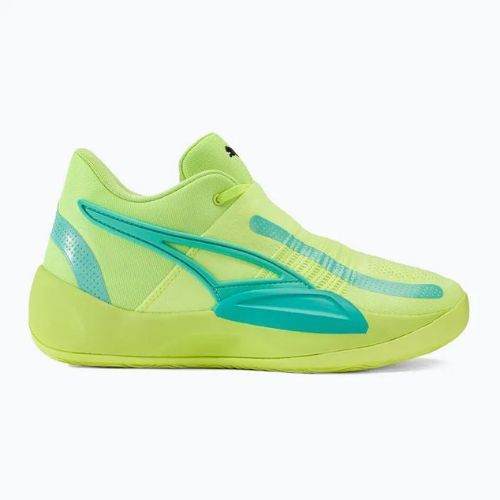 Pánska basketbalová obuv PUMA Rise Nitro fast yellow/electric peppermint