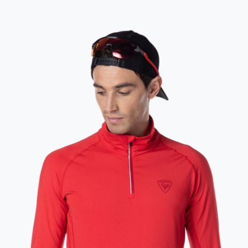 Pánska termoaktívna mikina Rossignol Classique 1/2 Zip sports red