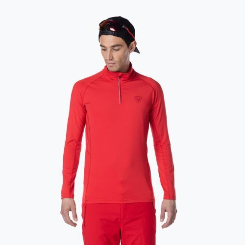 Pánska termoaktívna mikina Rossignol Classique 1/2 Zip sports red