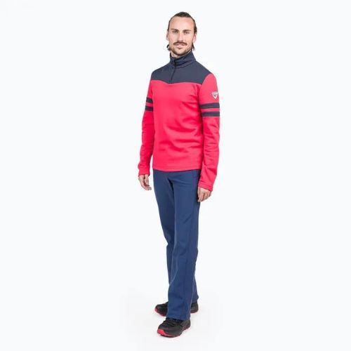 Pánska termoaktívna mikina Rossignol Resort 1/2 Zip sports red