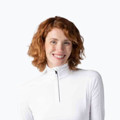 Dámska termoaktívna mikina Rossignol Classique 1/2 Zip white
