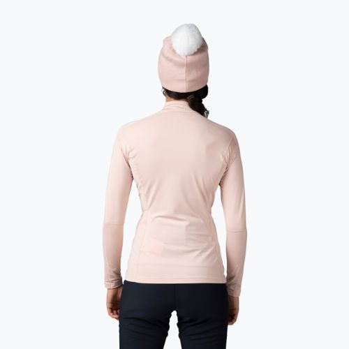 Dámska termo mikina Rossignol Classique 1/2 Zip powder pink