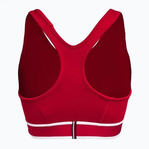 Tommy Hilfiger Mid Int Tape Racer Back červená fitness podprsenka