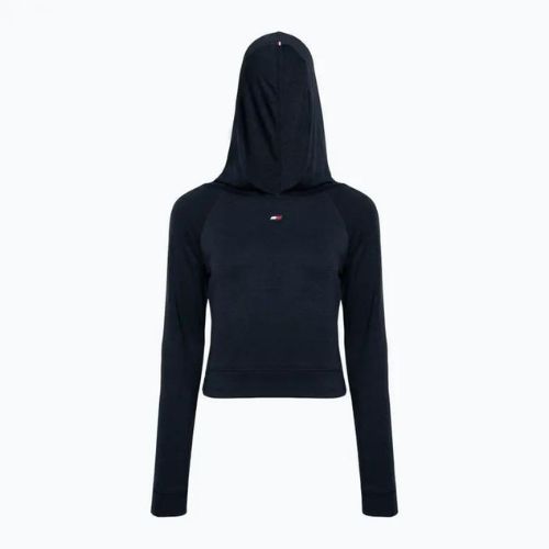Dámska tréningová mikina Tommy Hilfiger Slim Soft Hoodie blue