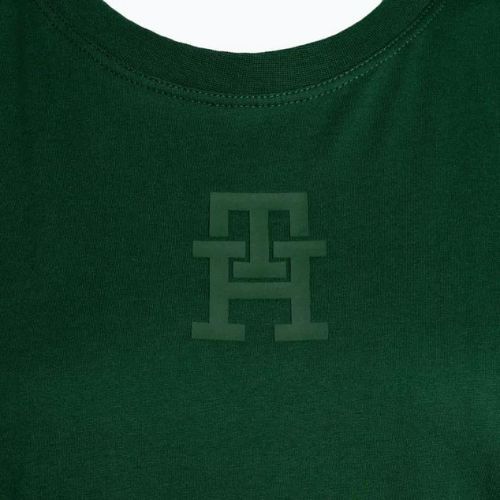 Tommy Hilfiger dámske tréningové tričko Regular Th Monogram green