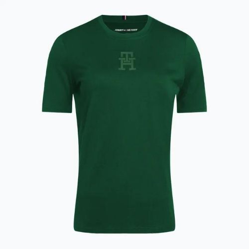 Tommy Hilfiger dámske tréningové tričko Regular Th Monogram green