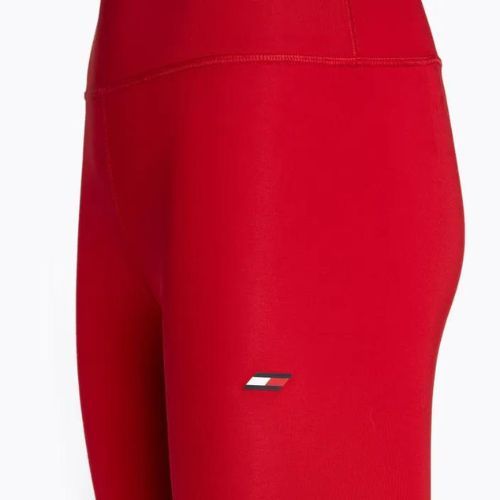 Dámske tréningové legíny Tommy Hilfiger Essentials Rw Full Length červené