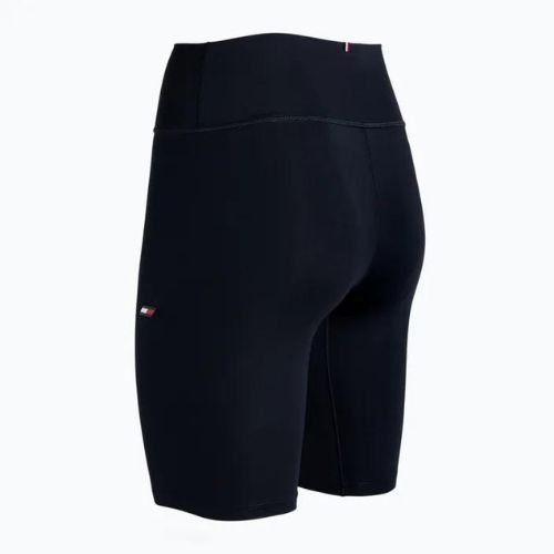 Tommy Hilfiger Essentials Rw Fitted Knit modré dámske tréningové šortky