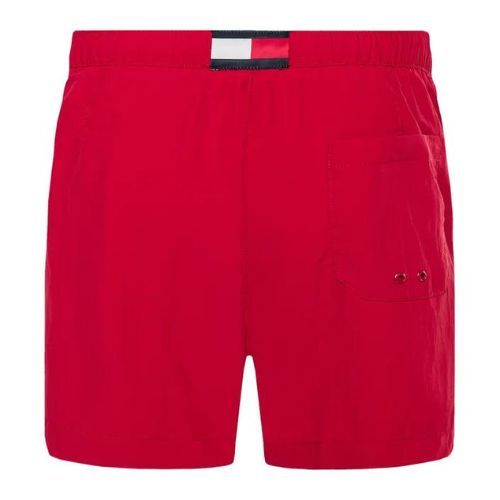 Pánske plavecké šortky Tommy Hilfiger Medium Drawstring red
