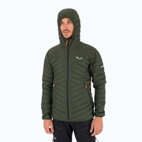 Pánska páperová bunda Salewa Brenta Rds Dwn dark olive