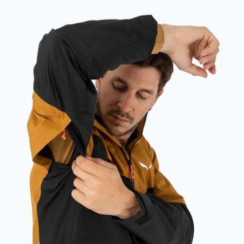 Salewa Puez GTX 2L pánska bunda do dažďa zlatohnedá
