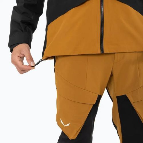 Salewa Puez GTX 2L pánska bunda do dažďa zlatohnedá
