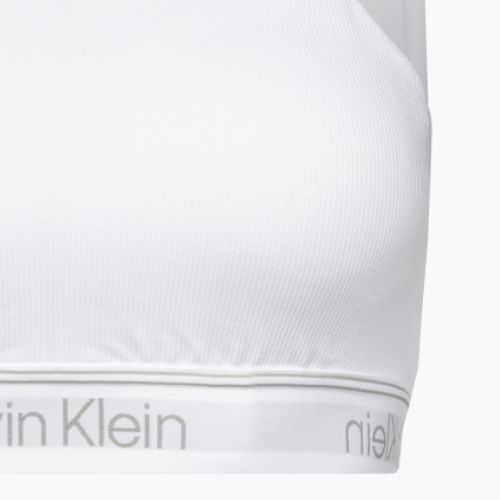 Calvin Klein Medium Support YAF žiarivo biela fitness podprsenka