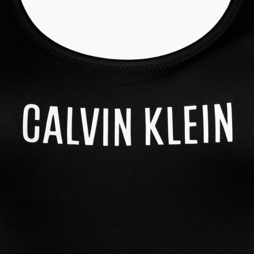 Dámske jednodielne plavky Calvin Klein Scoop Back Black