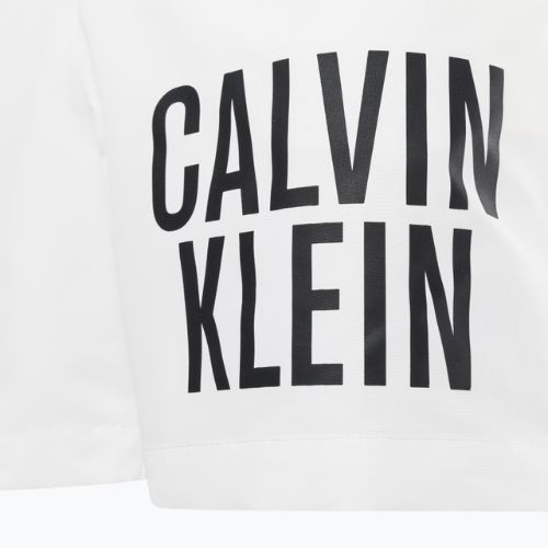 Pánske plavecké šortky Calvin Klein Medium Drawstring white