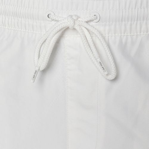 Pánske plavecké šortky Calvin Klein Medium Drawstring white