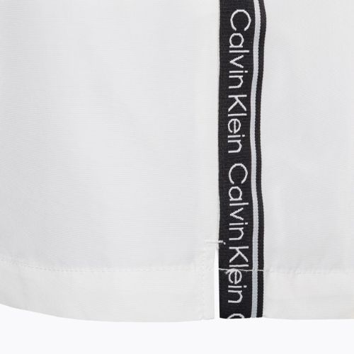 Pánske plavecké šortky Calvin Klein Medium Drawstring white