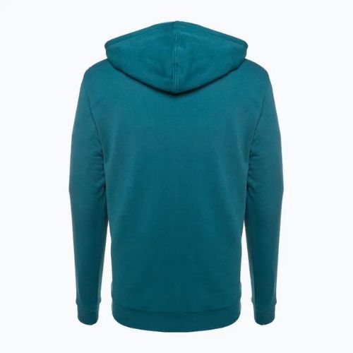 Pánska trekingová mikina Fjällräven Logo Hoodie deep sea