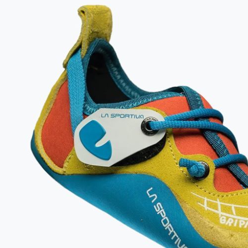 Detská lezecká obuv La Sportiva Gripit yellow/flame