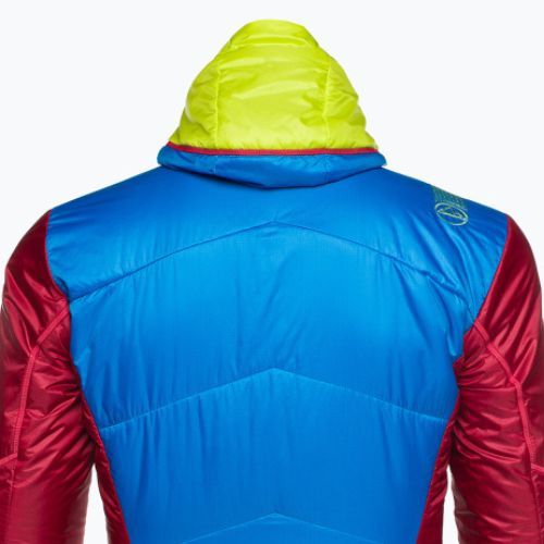 Pánska páperová bunda La Sportiva Mythic Primaloft electric blue/sangria