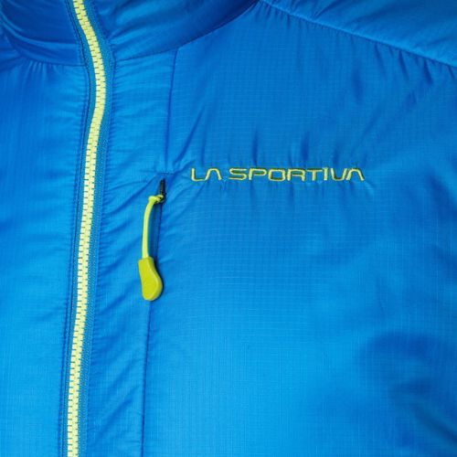 Pánska páperová bunda La Sportiva Mythic Primaloft electric blue/sangria