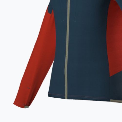 Dámska trekingová mikina La Sportiva Session Tech Hoody storm blue/cherry tomato