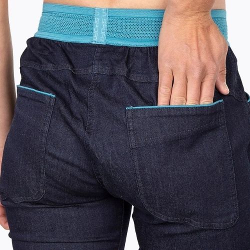 La Sportiva dámske turistické nohavice Miracle Jeans jeans/topaz