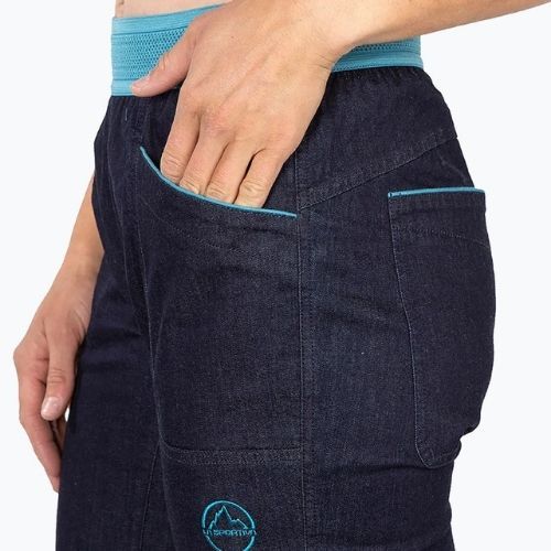 La Sportiva dámske turistické nohavice Miracle Jeans jeans/topaz