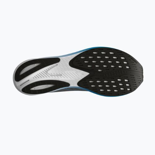 Brooks Hyperion pánska bežecká obuv grey/atomic blue/scarlet