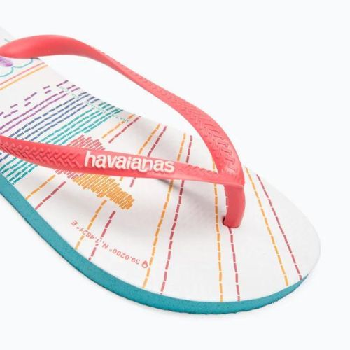 Dámske žabky Havaianas Slim Local Soul Ibiza red/blue/orange