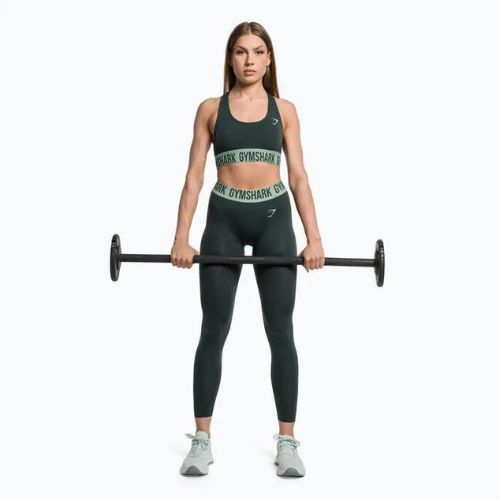 Gymshark Fit Sports zelená fitness podprsenka