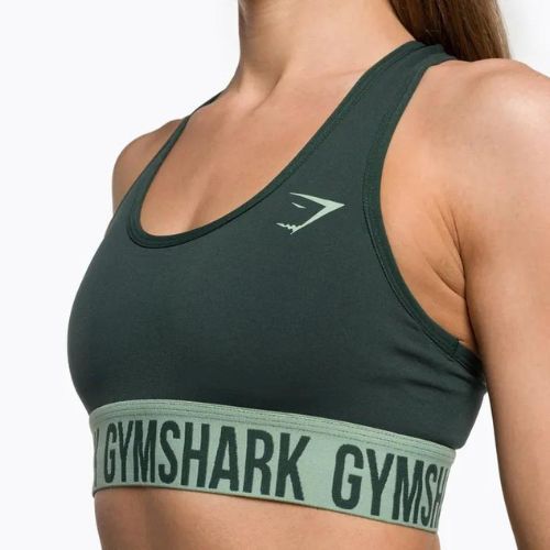 Gymshark Fit Sports zelená fitness podprsenka