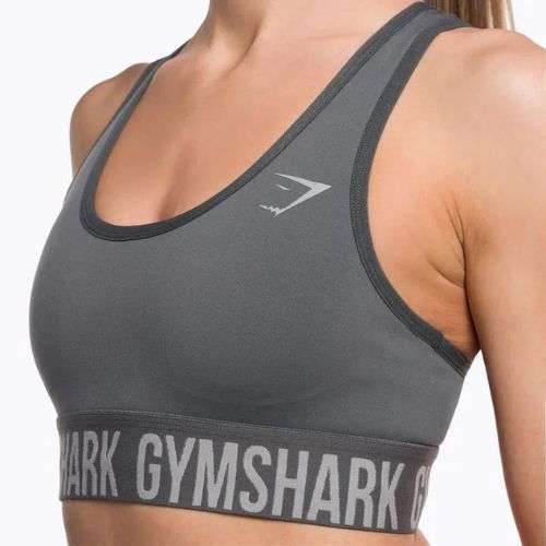 Gymshark Fit Sports šedá fitness podprsenka