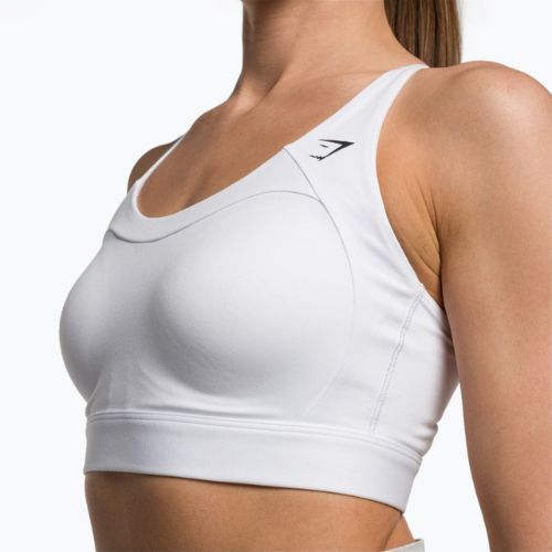 Gymshark Racer Back Training Športová fitness podprsenka biela
