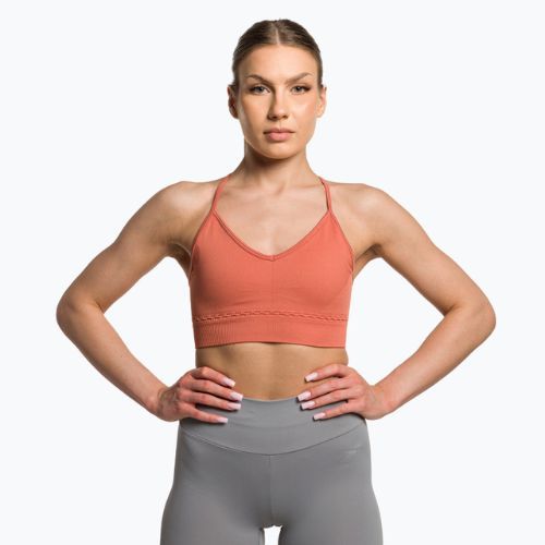 Gymshark Studio Športová oranžová fitness podprsenka