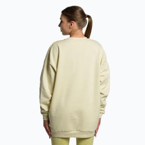 Dámska tréningová mikina Gymshark Gfx Gslc Oversized yellow/white