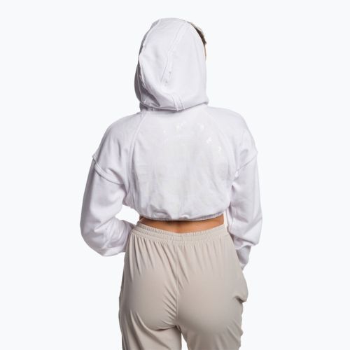 Dámska tréningová mikina Gymshark KK Twins Zip Up Crop white