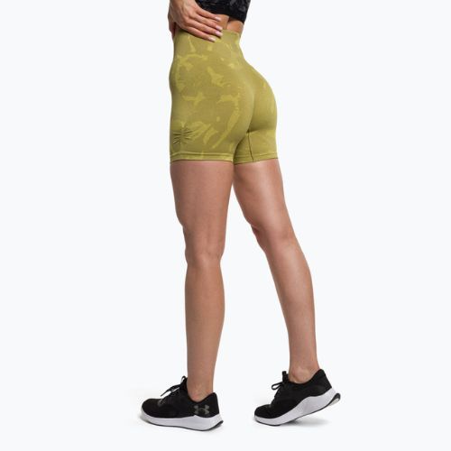 Dámske tréningové šortky Gymshark Adapt Camo Savanna Seamless green