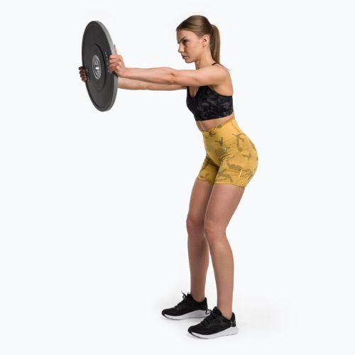 Dámske tréningové šortky Gymshark Adapt Camo Savanna Seamless indian yellow