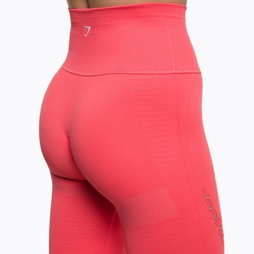 Dámske tréningové legíny Gymshark Energy Seamless polka pink/white