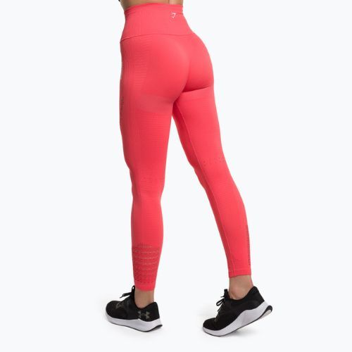 Dámske tréningové legíny Gymshark Energy Seamless polka pink/white