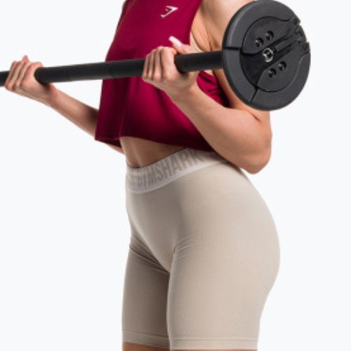 Dámske cyklistické tréningové šortky Gymshark Fit pebble grey