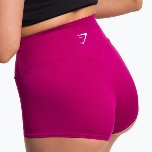 Dámske krátke tréningové šortky Gymshark berry pink