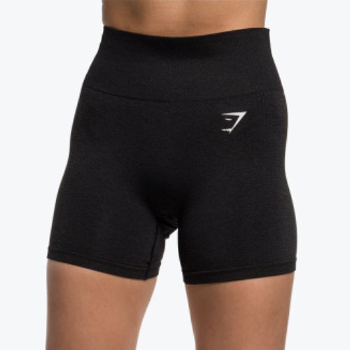 Dámske tréningové šortky Gymshark Vital Seamless black marl