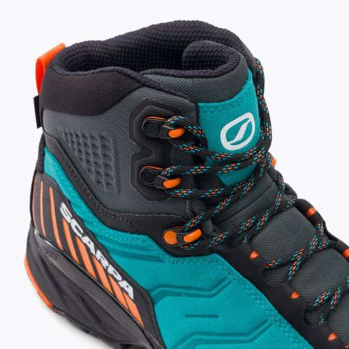 Pánske trekové topánky SCARPA Rush TRK GTX pagoda/blue mango