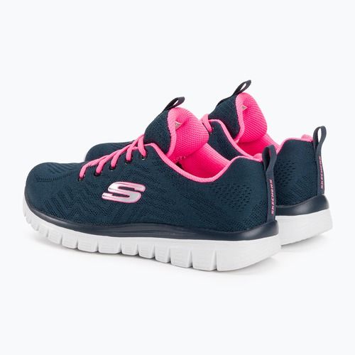 SKECHERS Graceful Get Connected dámska tréningová obuv navy/hot pink